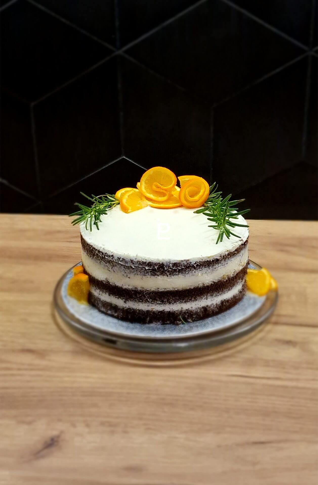 Tort Black Velvet z pomarańczą