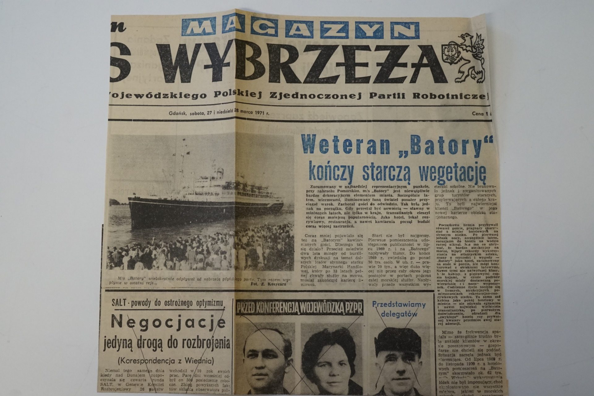 Ostatni rejs Batorego, archiwum Oficyny Wydawniczej Oryginały