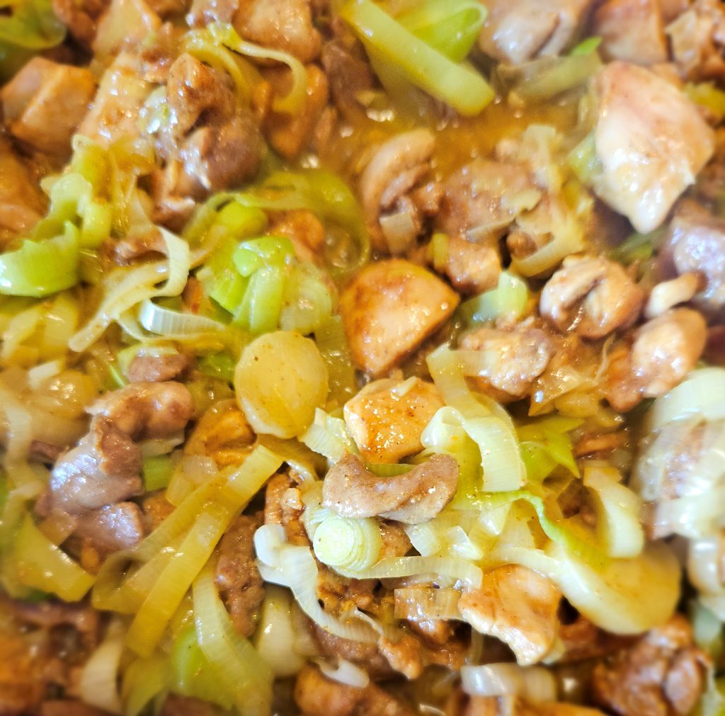 Gotuj z Głową: kurczak curry z porem, fot. Marta Głowacka