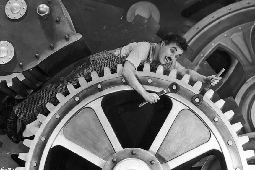 Breve Storia del Cinema: kadr z filmu "Dzisiejsze czasy", fot. Flickr.com