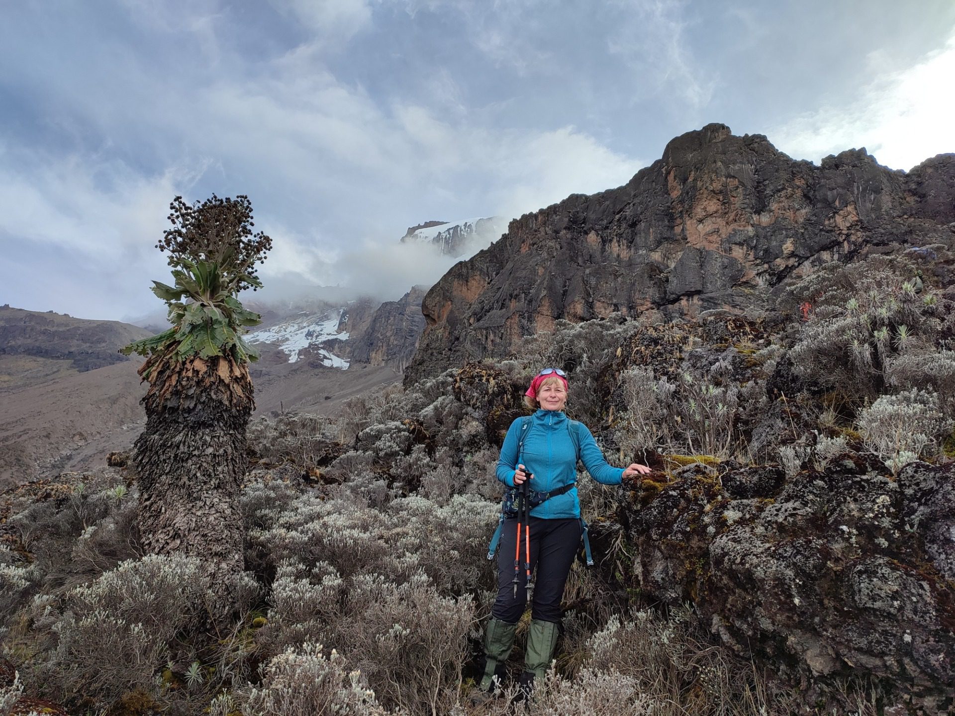 Katarzyna Mazurkiewicz w trasie na Kilimandzaro 2020 fot z arch Katarzyny Mazurkiewicz