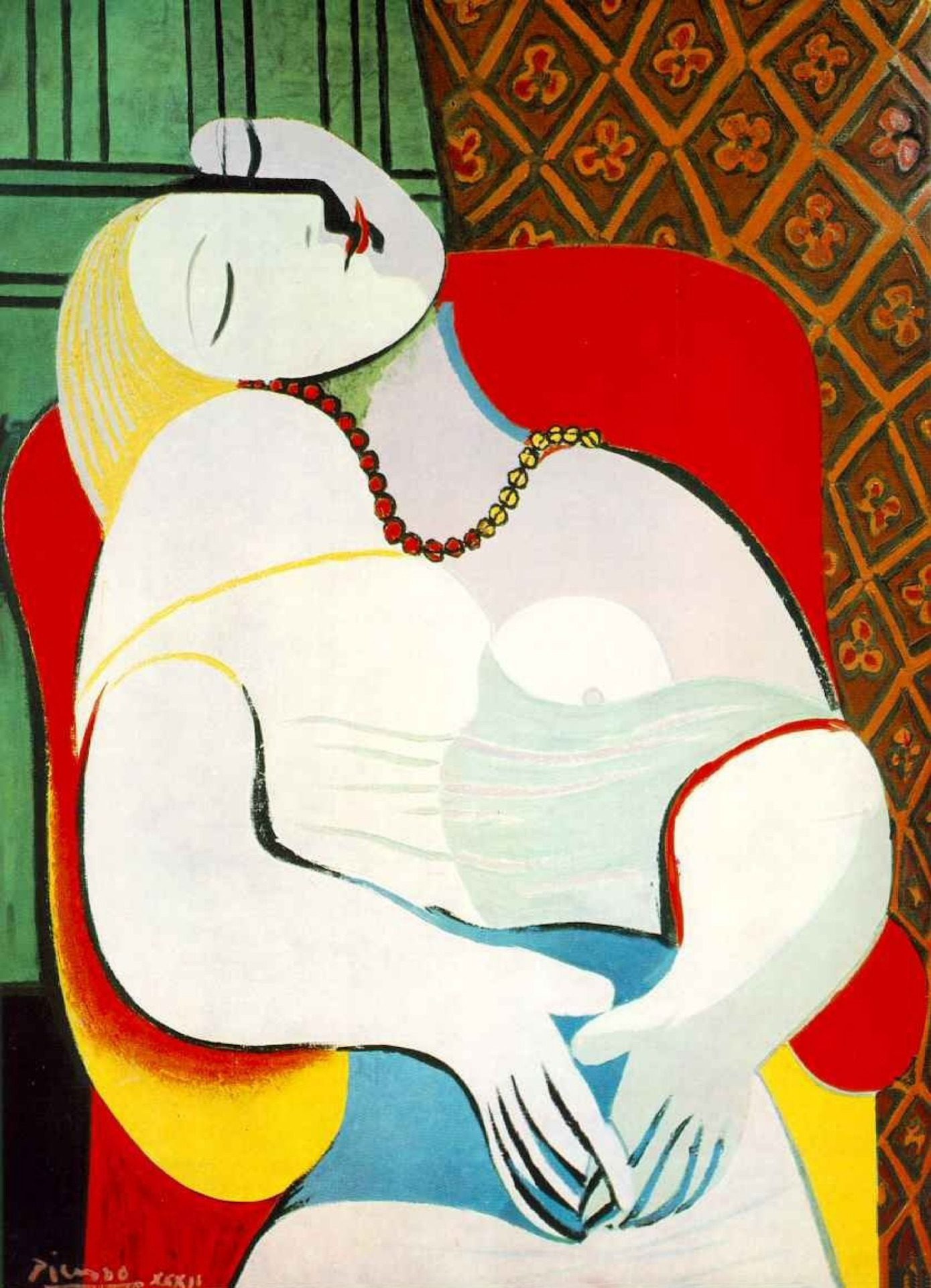 Pablo Picasso Sen 1932 (obraz przedstawiający Marie Therese Walter), fot. Wikipedia