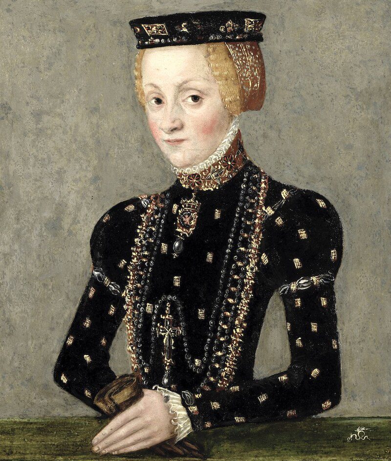 Katarzyna Jagiellonka, warsztat Lucasa Cranacha Młodszego (1555), Muzeum Narodowe w Krakowie, fot. Wikipedia