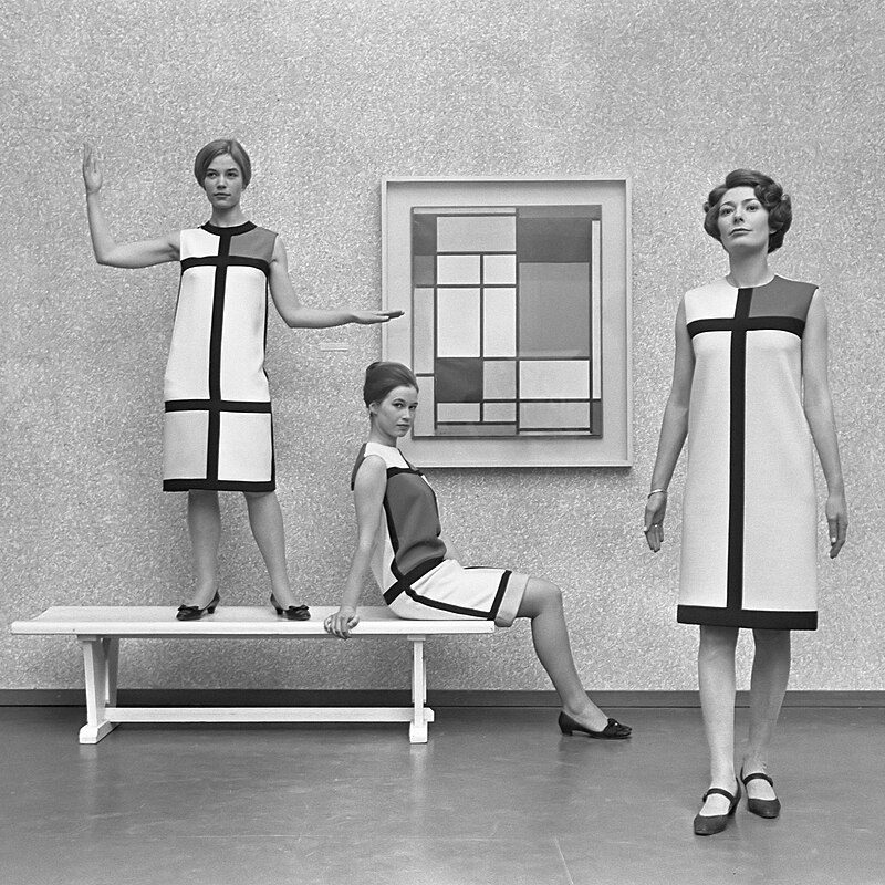 Mondrian, Yves St Laurent, 1966, fot. Wikipedia