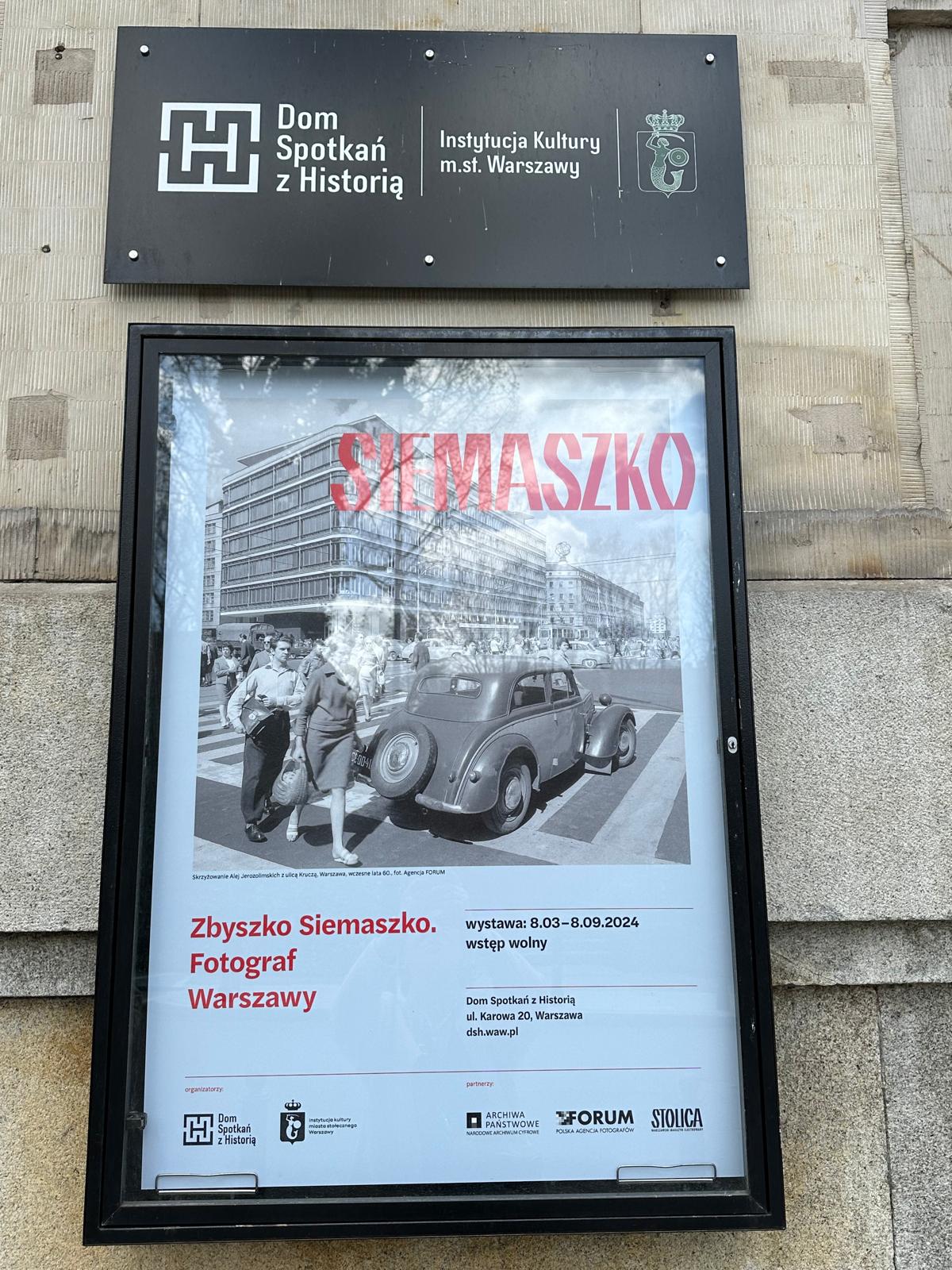 Wystawa Zbyszko Siemaszko. Fotograf Warszawy, fot. Aleksandra Karkowska