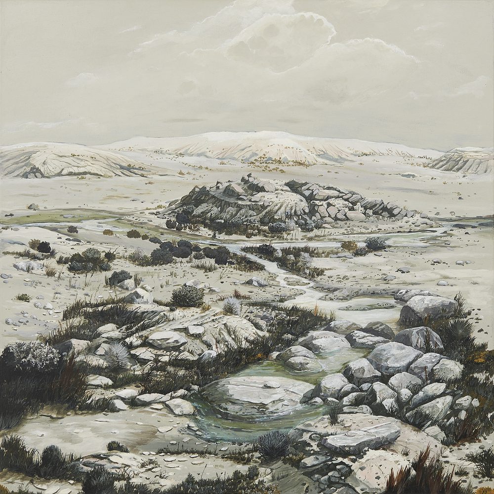 Hernandez Chris - Landscape, 2021, acrylic on canvas, 100x100cm [1] - [fot Adam Gut] 2000px