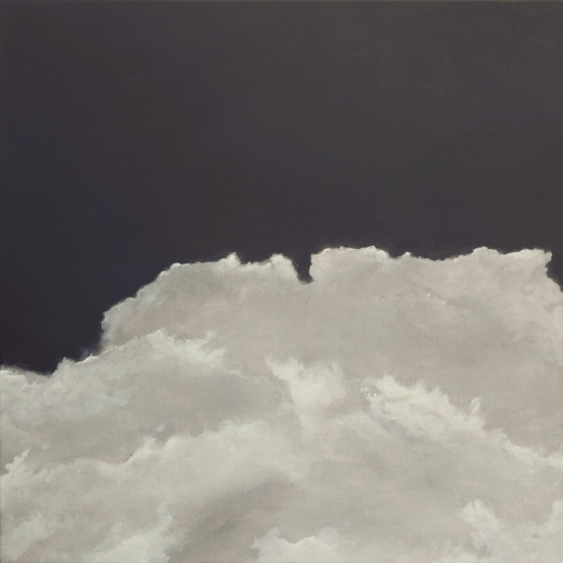 Large Cloud 4, Acrylic on linen 80 x 80cm, 2024