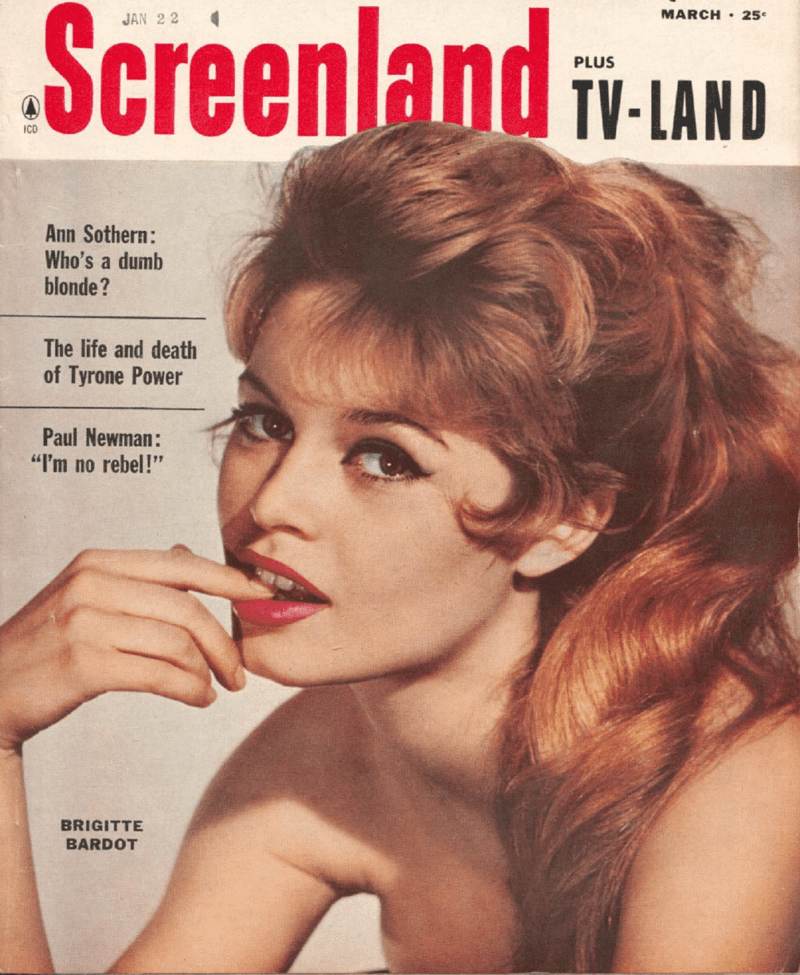 Brigitte Bardot - Screenland (1959), fot. Wikipedia