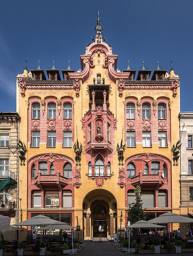Kamienica pod Gutenbergiem, ul. Piotrkowska 86, fot. Wikipedia