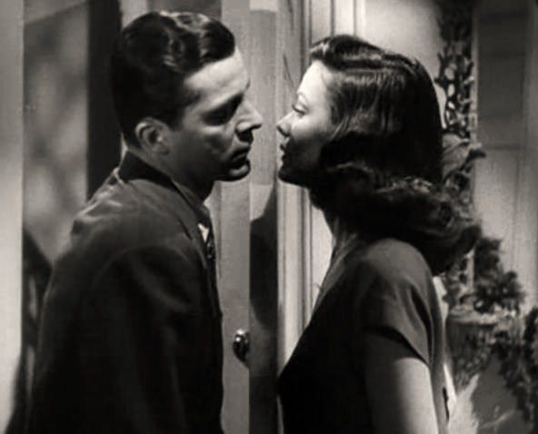 Dana Andrews -Gene Tierney w "Laurze", fot. Wikipedia