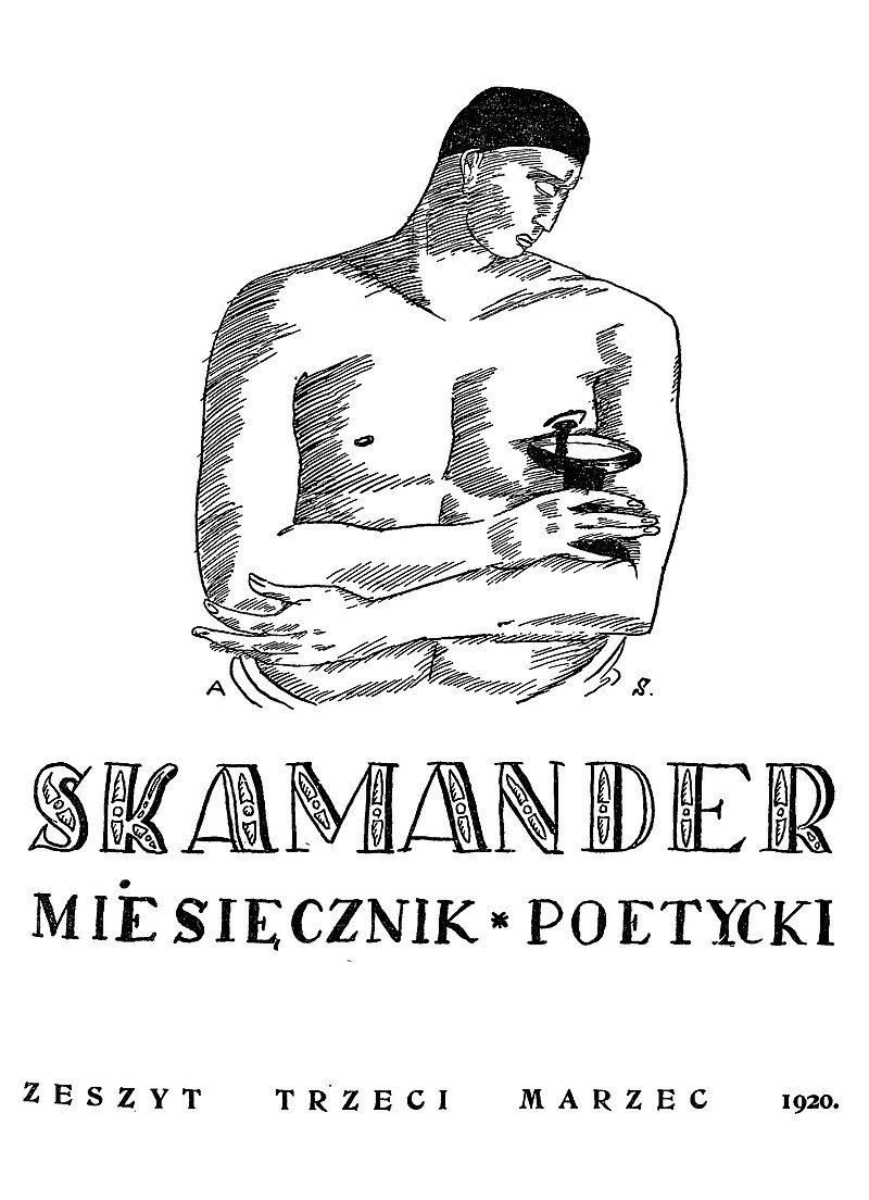 Okładka pisma grupy "Skamander", fot. Wikipedia