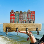 Gdańsk, wieszak, domki, fot. Luki Sztuki