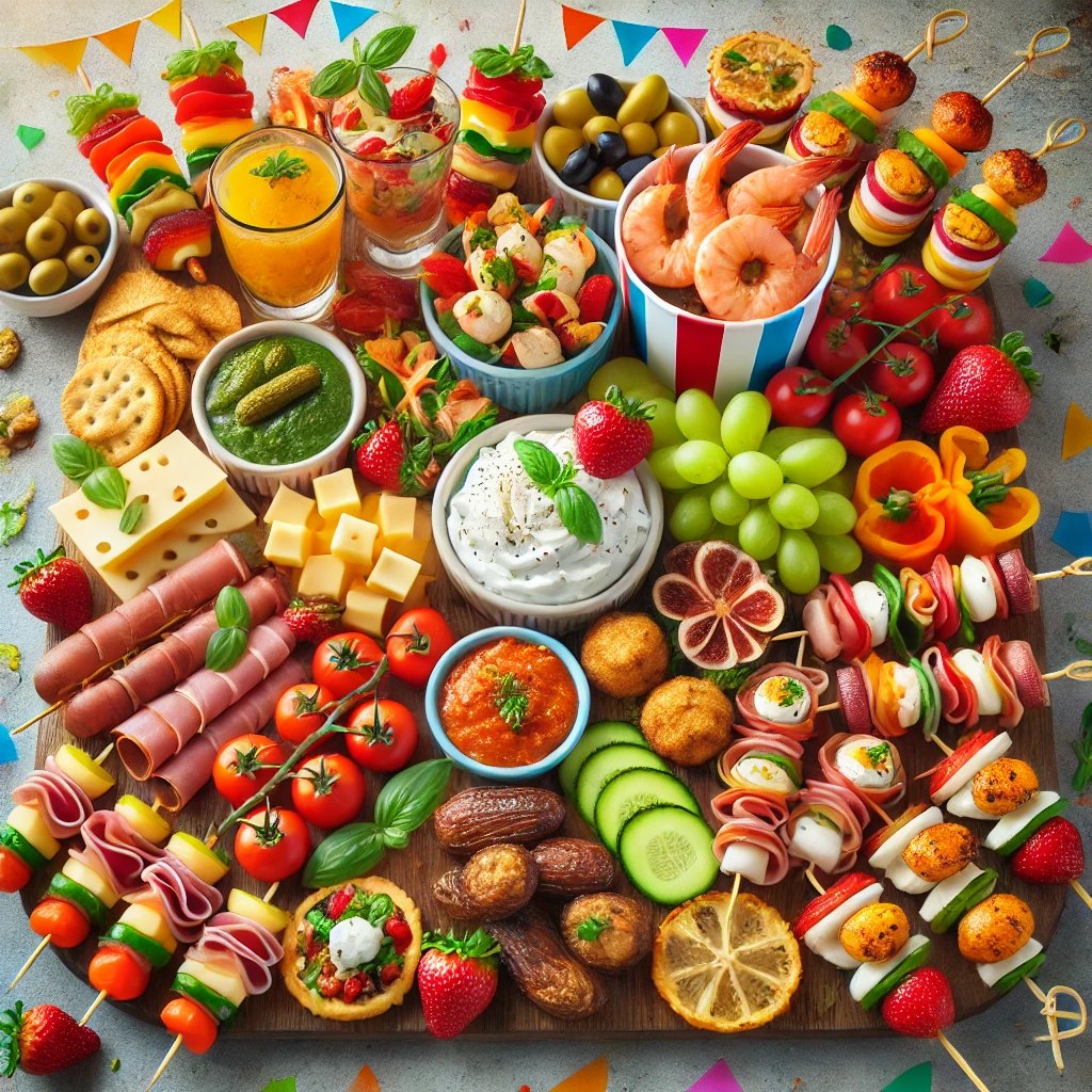 Przekąski karnawałowe typu finger food