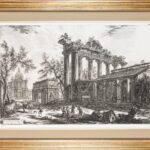 Giovanni Battista Piranesi (1720-1778), Altra Veduta Degli Avanzi del Pronao del Tempio della Concordia (Temple of Saturn), 1774
