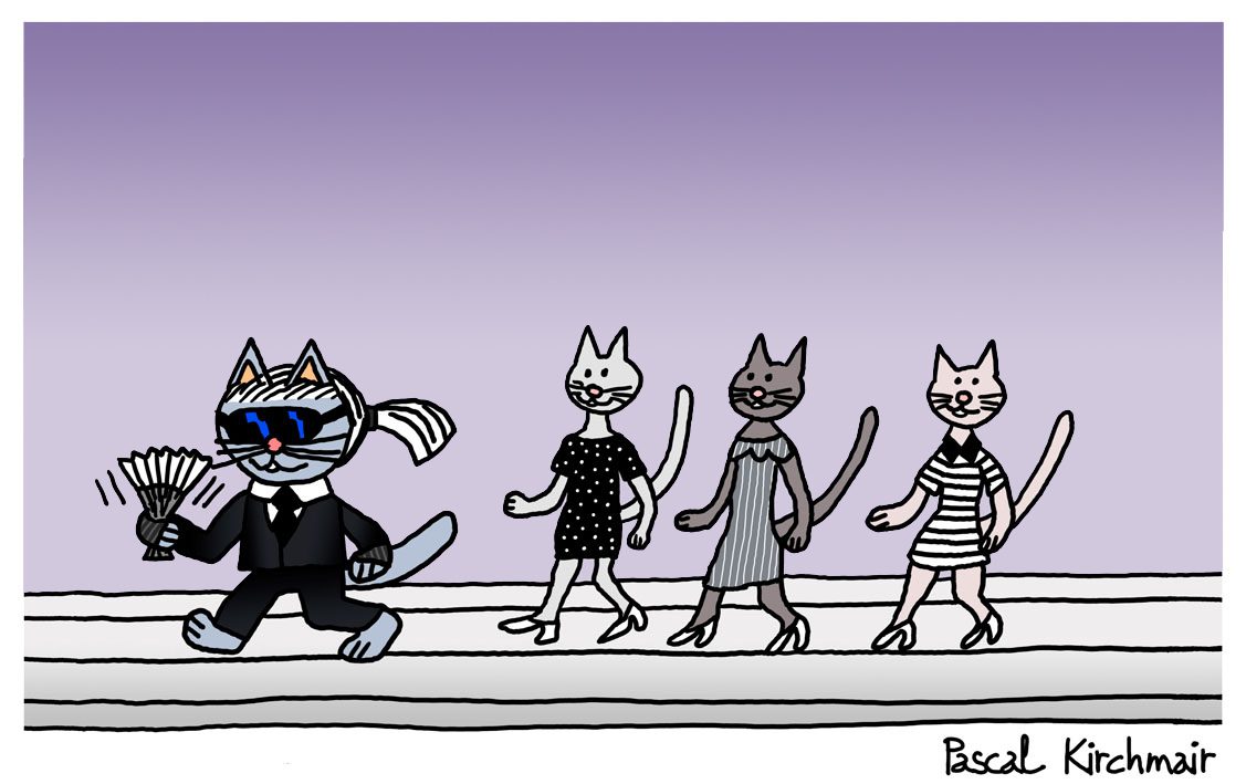 Karl_lagerfeld & Choupette, Pascal Kirchmair, fot. Wikipedia