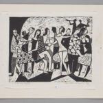 Zofia Mróz-Pełczyńska, W studenckiej Stodole, 1958, Muzeum Warszawy