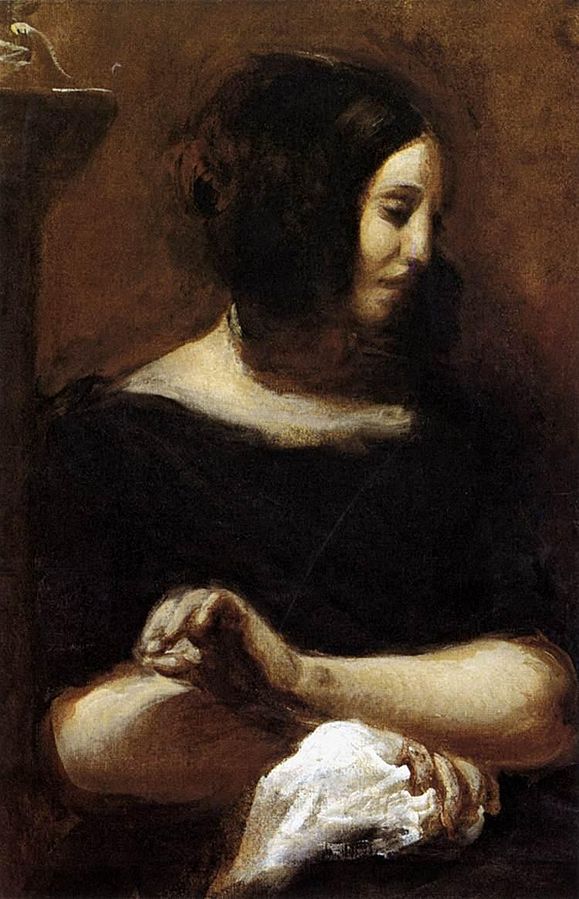 Eugène Delacroix, George Sand, fot. Wikipedia