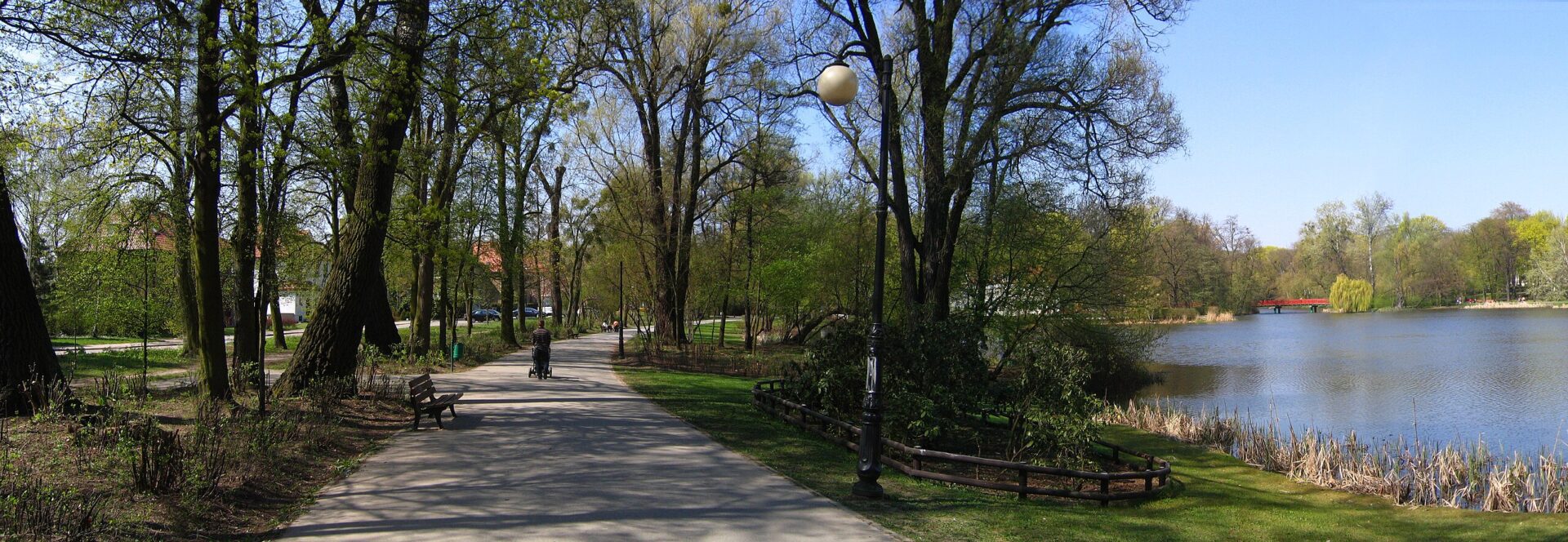 Poznań - Park Sołacki w zespole dzielnicy willowej, fot. WIkipedia