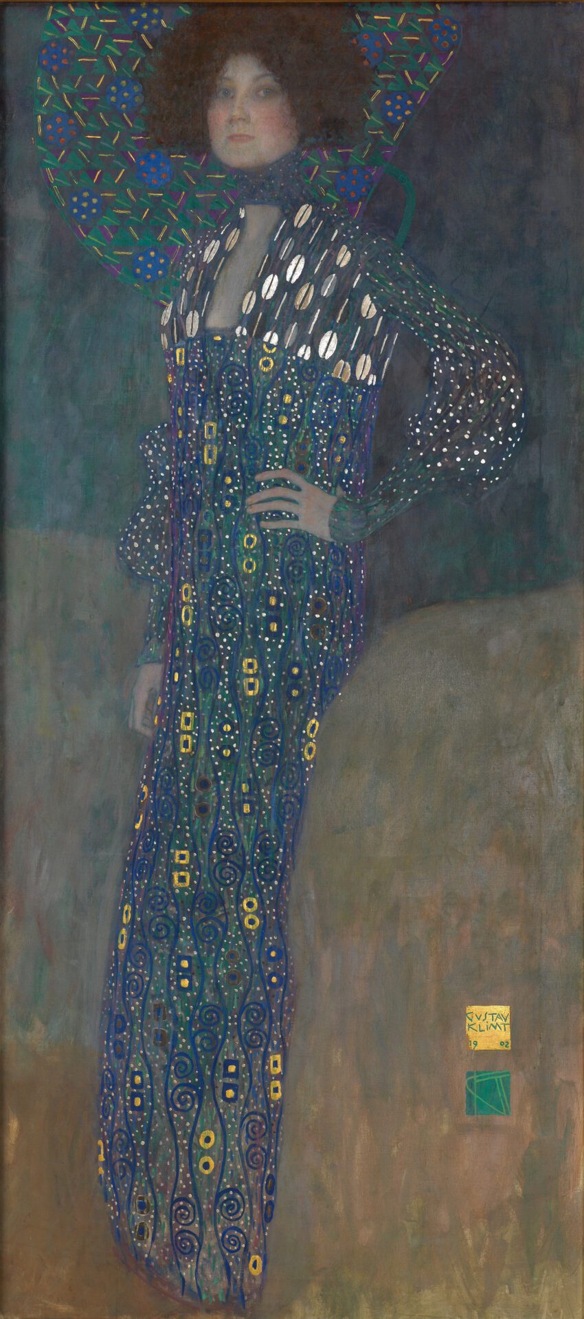 Gustav Klimt, Portret Emilie Flöge, fot. Wikipedia
