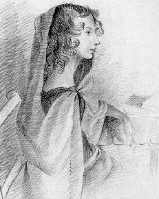 Szkic Anne wykonany przez jej siostrę Charlotte, ok. 1845, fot. Wikipedia
