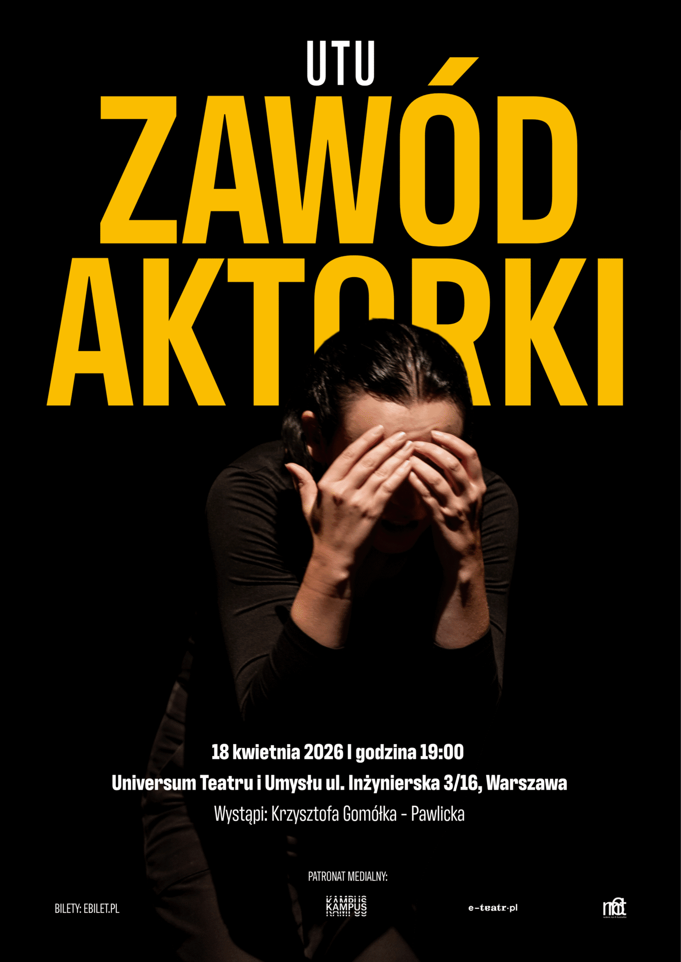 Zawód aktorki - plakat