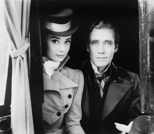 Audrey Hepburn i Mel Ferrer w sesji dla magazynu "Look" autorstwa Greene'a, fot. Wikipedia